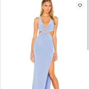 Song of Style blue dress